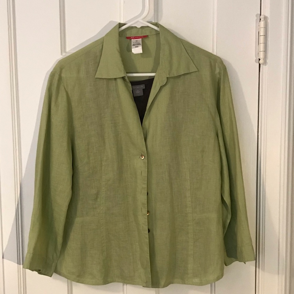 Green and brown two piece set.